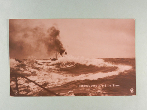 Postcard torpedo boat 146 - postcard,