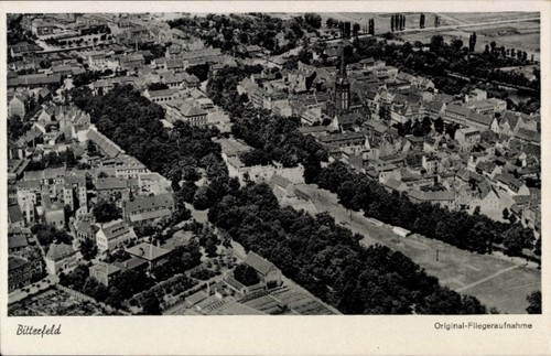 Postcard bitterfeld saxony - postcard, in