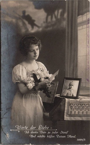 1916 postcard german reich - postcard,