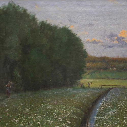 Landscape summer harvest field - landscape,