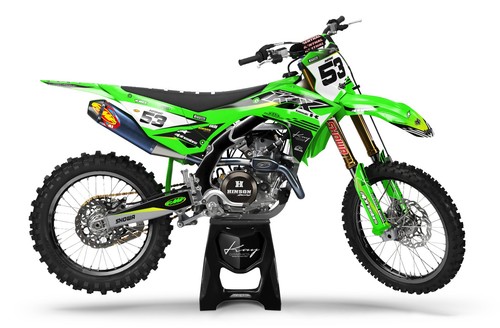 Kawasaki motocross graphics - kawasaki,