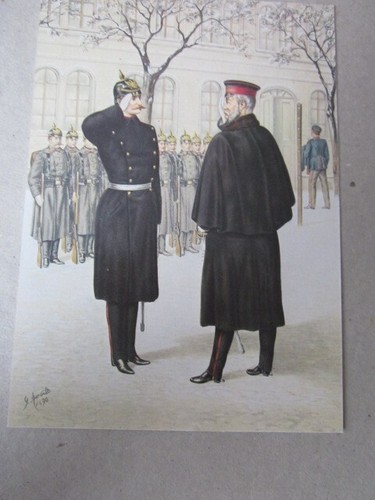 German uniform postcard - german, 1