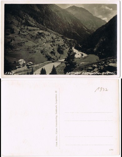 Postcard längenfeld gasthof - postcard,