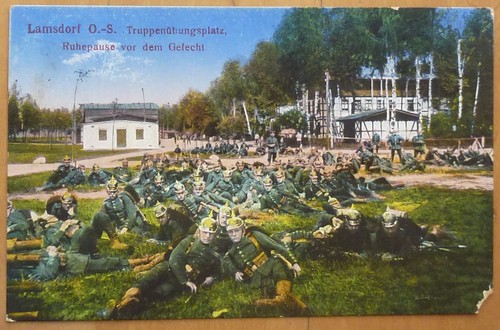 Postcard military training