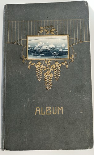 Antique postcard album - postcard, 120x