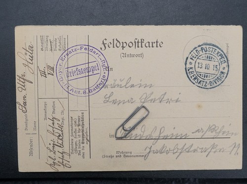 Field postcard mainz - b,