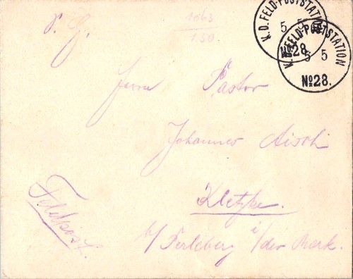 Germany soldier free mail - soldier's,