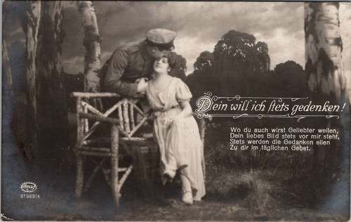 1918 postcard german reich - 1918,