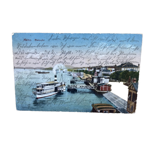 Cartolina postale magonza riva - cartolina,