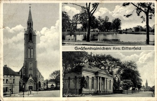 Postcard gräfenhainichen - gräfenhainichen, in