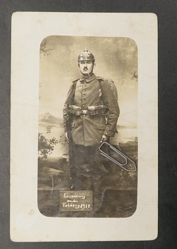 Photo postcard soldier - postcard,