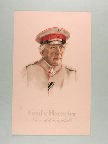 Postcard field marshal graf - field,