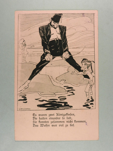 Postcard propaganda 1st wwii - postcard,