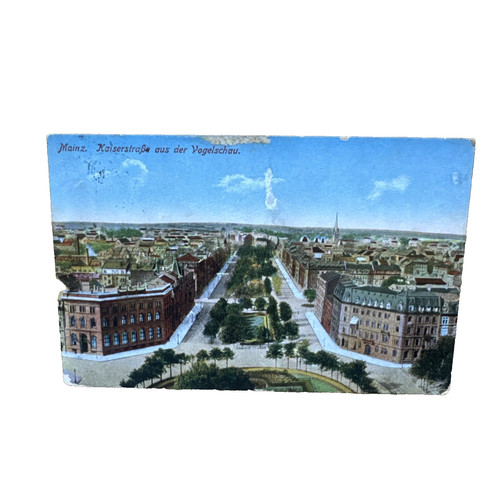 Cartolina postale magonza - cartolina,