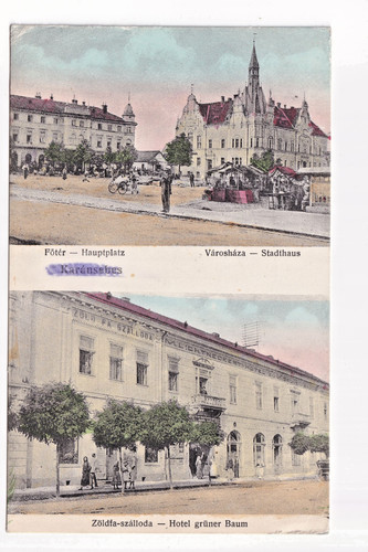 Postcard karánsebes - postcard,
