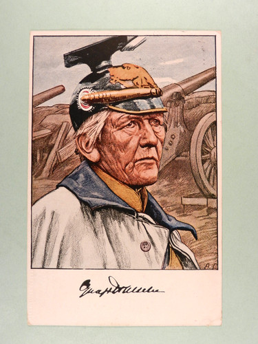 Postcard field marshal - marshal, graf