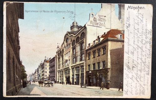 Postcard munich bayerstraße - postcard,