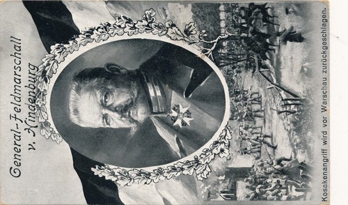 Postcard field marshal - field,