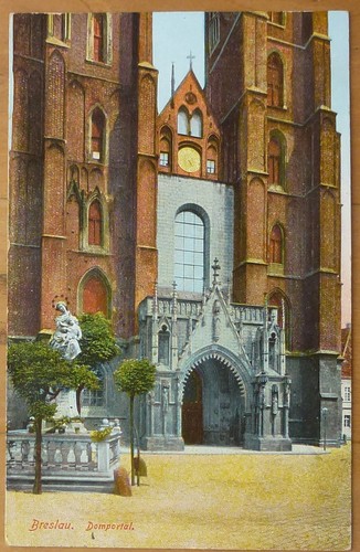 Postcard wroclaw cathedral - postcard,